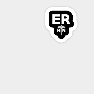 Emergency Room Registered Nurse Hospital RN Staff Sticker